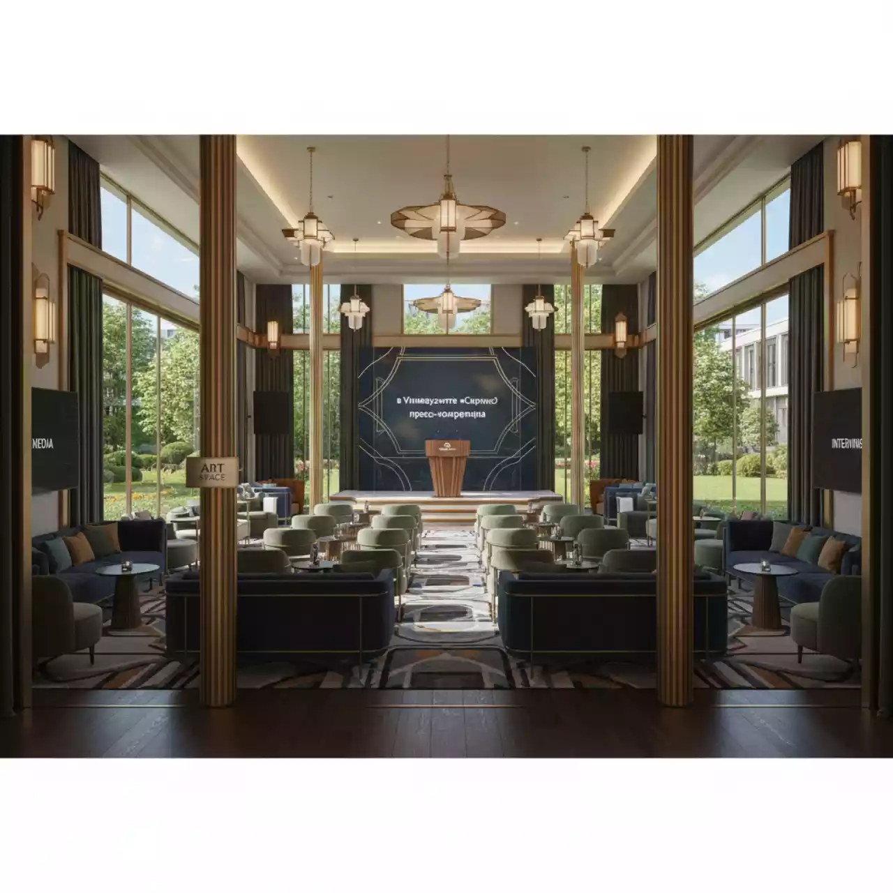 Аренда Павильон 15х10 для конференции в Университете «Сириус» — ART SPACE