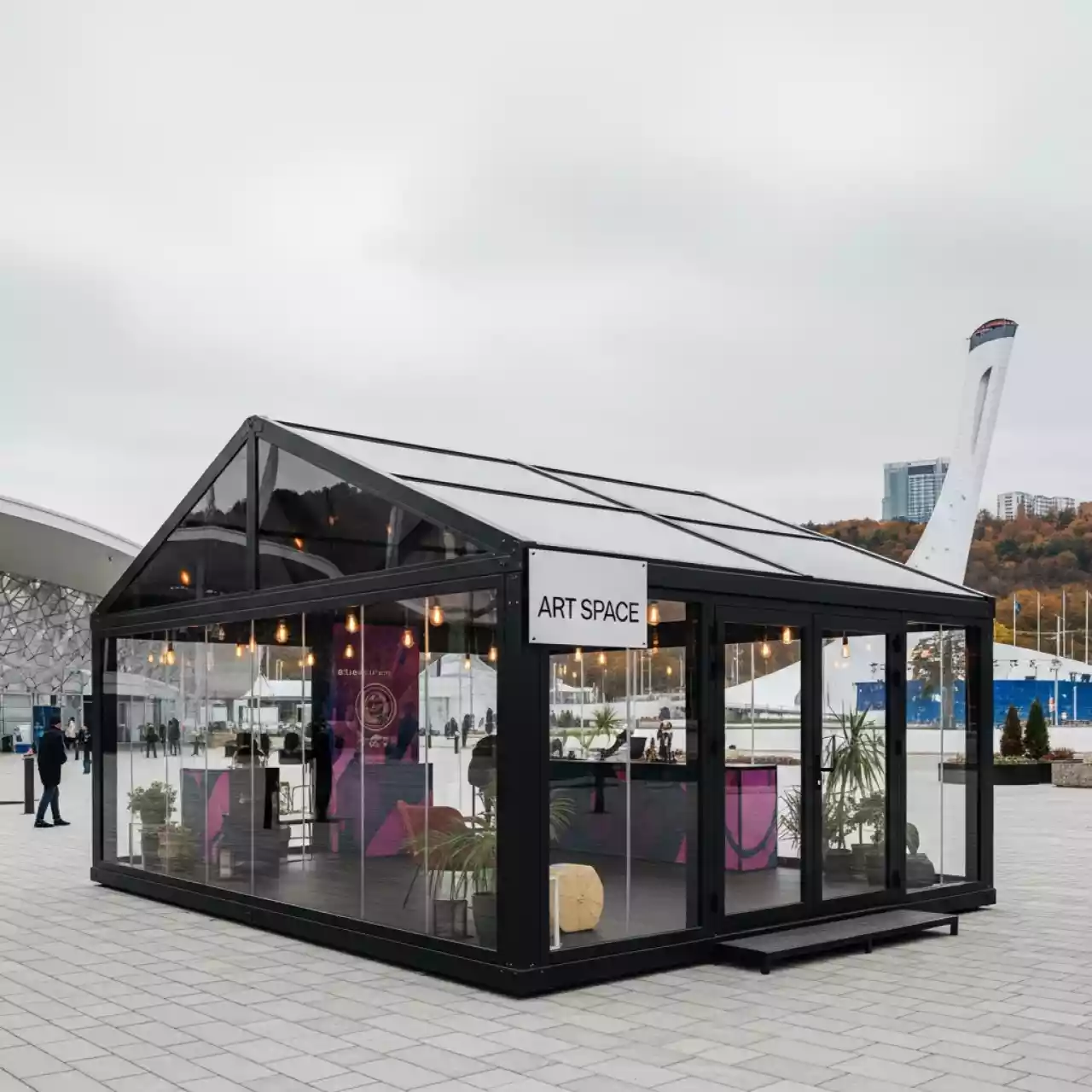 Аренда Павильон 15х10 для конференций в Керлинговом центре «Ледяной куб» — ART SPACE