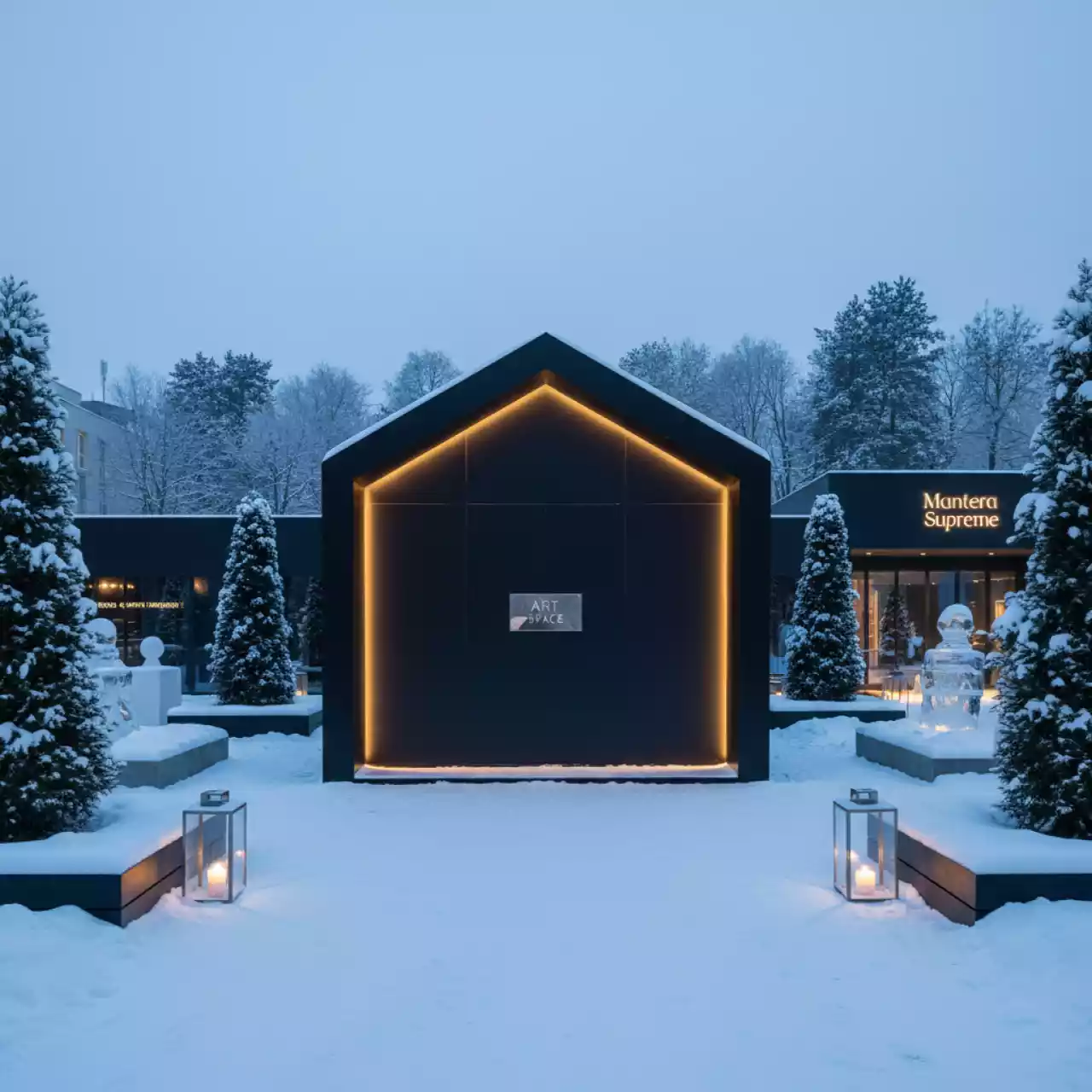 Аренда Павильон черный 10х15 м в Mantera Supreme — ART SPACE