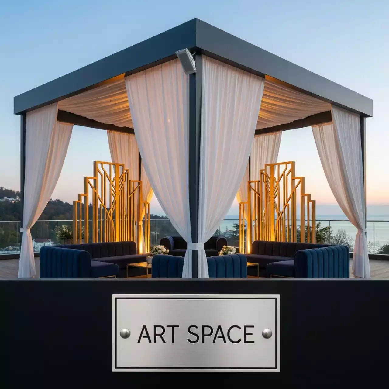 Аренда Павильон выставочный 5х15 мягкие стенки в отеле Hyatt Regency Sochi — ART SPACE