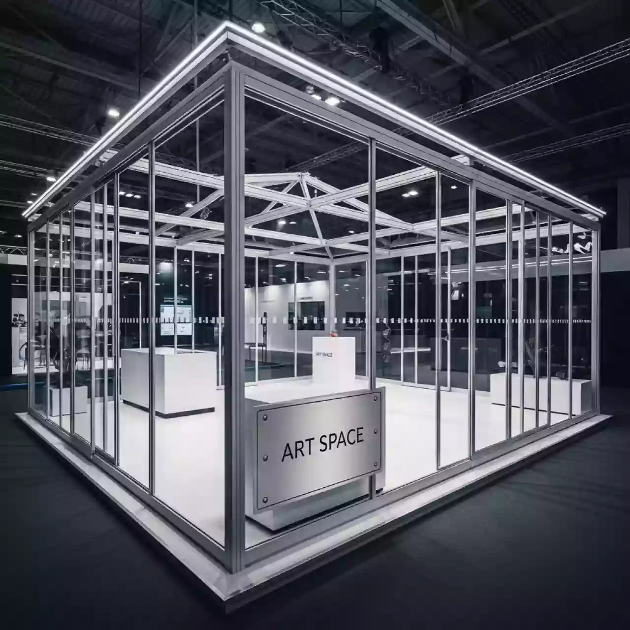 Аренда Павильон выставочный 5х5 м остекленный в Керлинговом центре «Ледяной куб» — ART SPACE