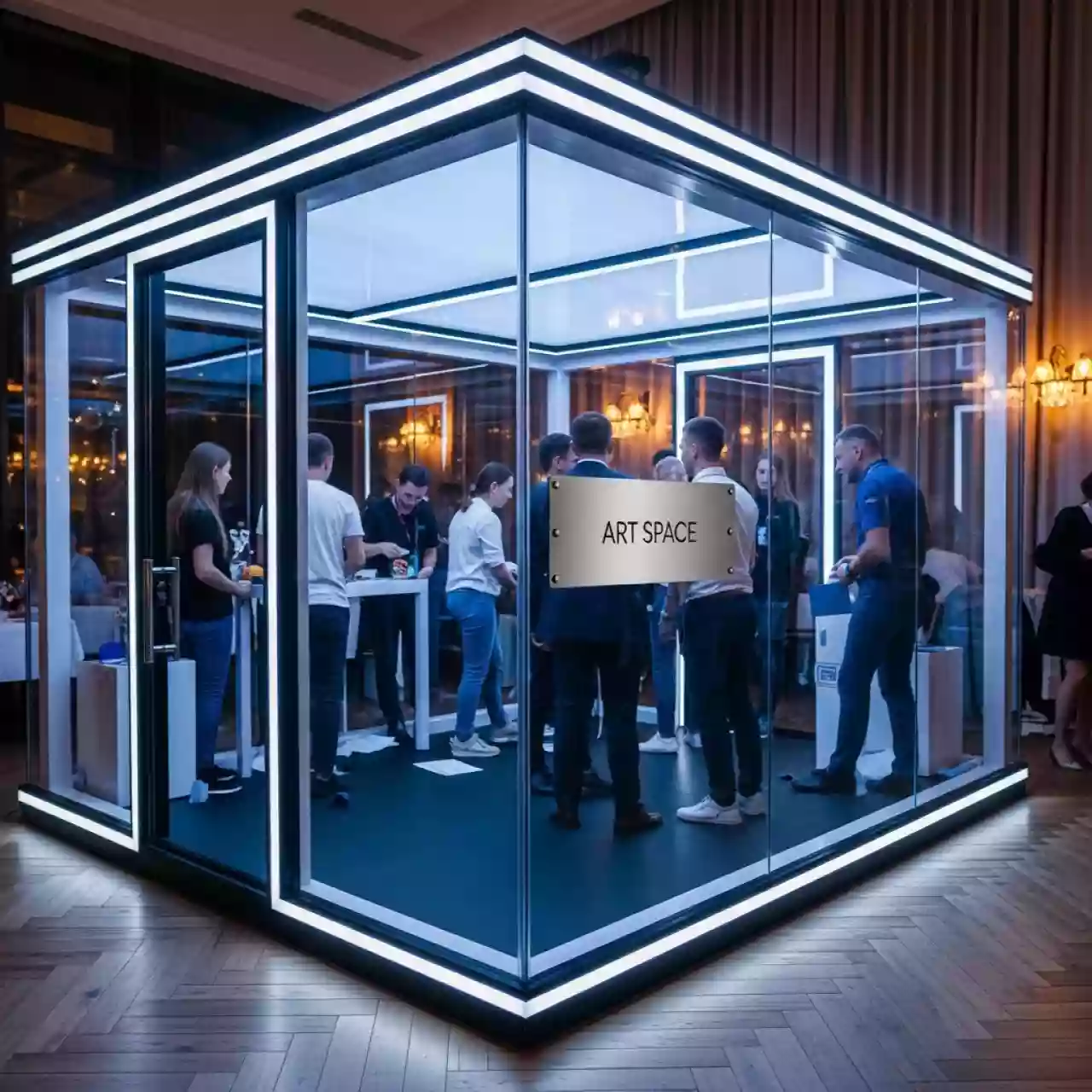 Аренда Павильон выставочный 5х5 остекленный в ресторане «Brunello» — ART SPACE