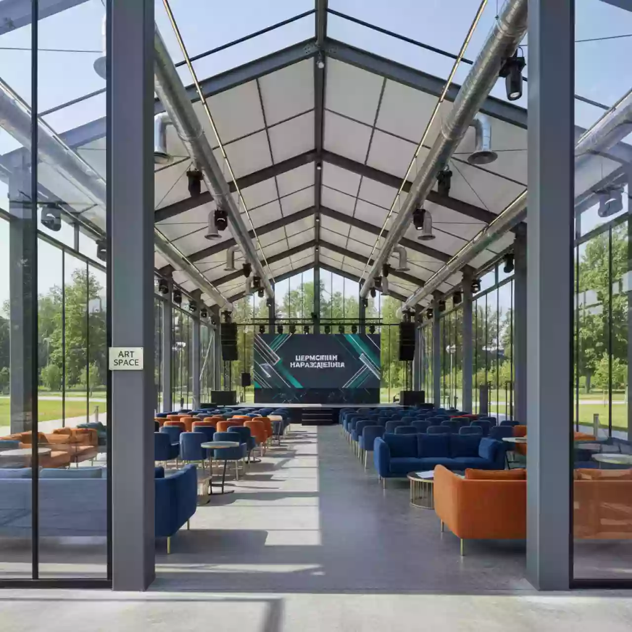 Аренда Павильоны временные на открытой площадке в "Лужниках" в комплексе «Дагомыс» — ART SPACE