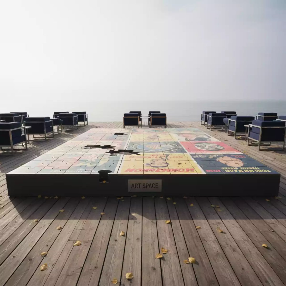 Аренда Пазл кино СССР на пляжных клубах Хосты — ART SPACE