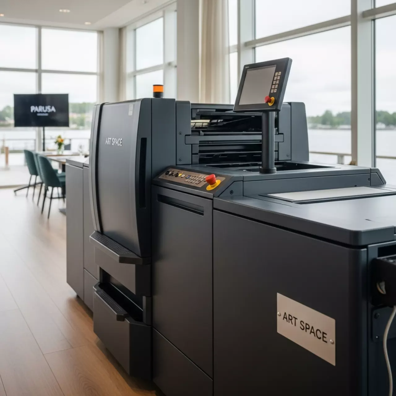 Аренда Печатная машина цифровая Ricoh Pro 8320 в ресторане «Паруса» — ART SPACE