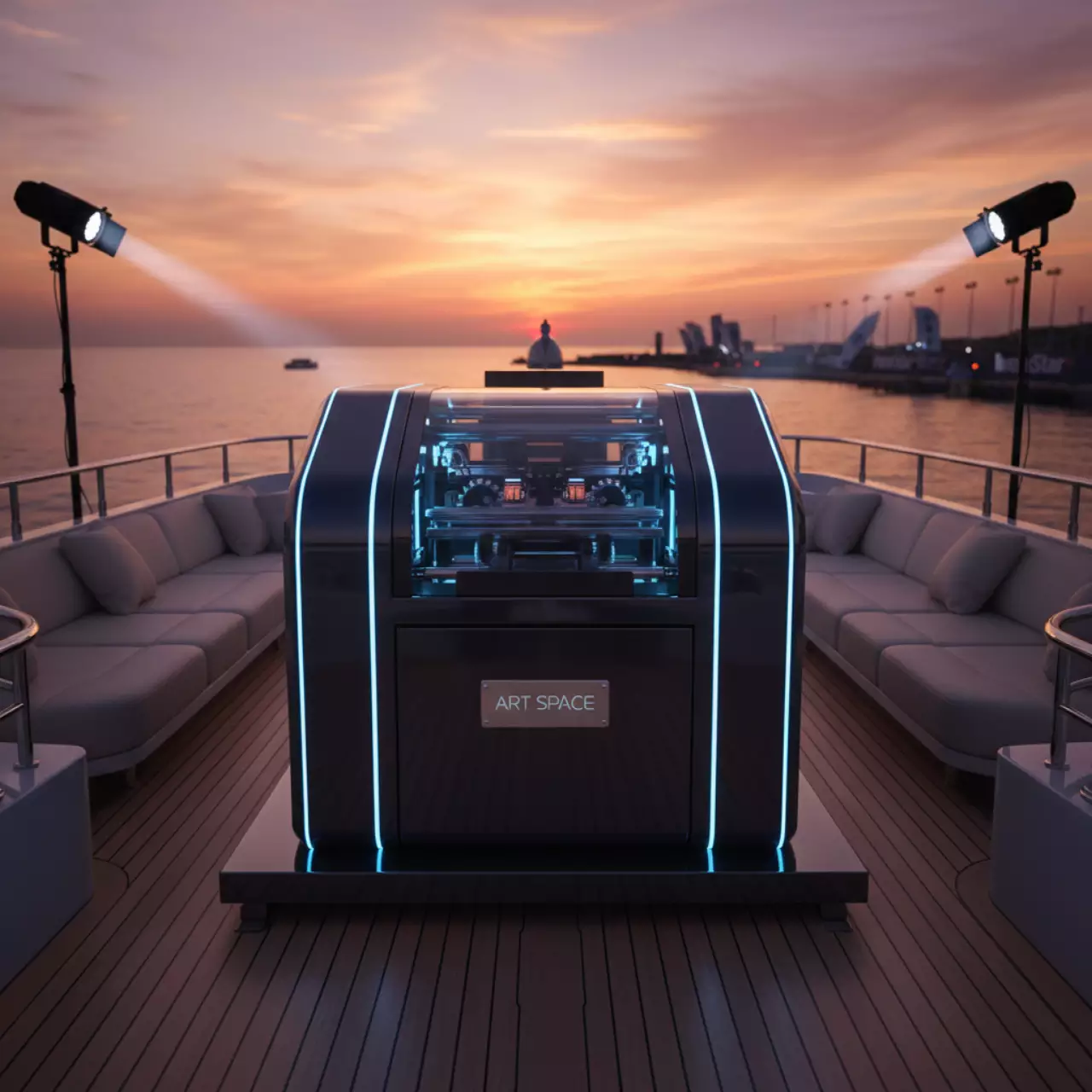 Аренда Печатная машина флексографическая Vektor Flex RY 260 на VIP теплоходе (Морпорт Сочи) — ART SPACE