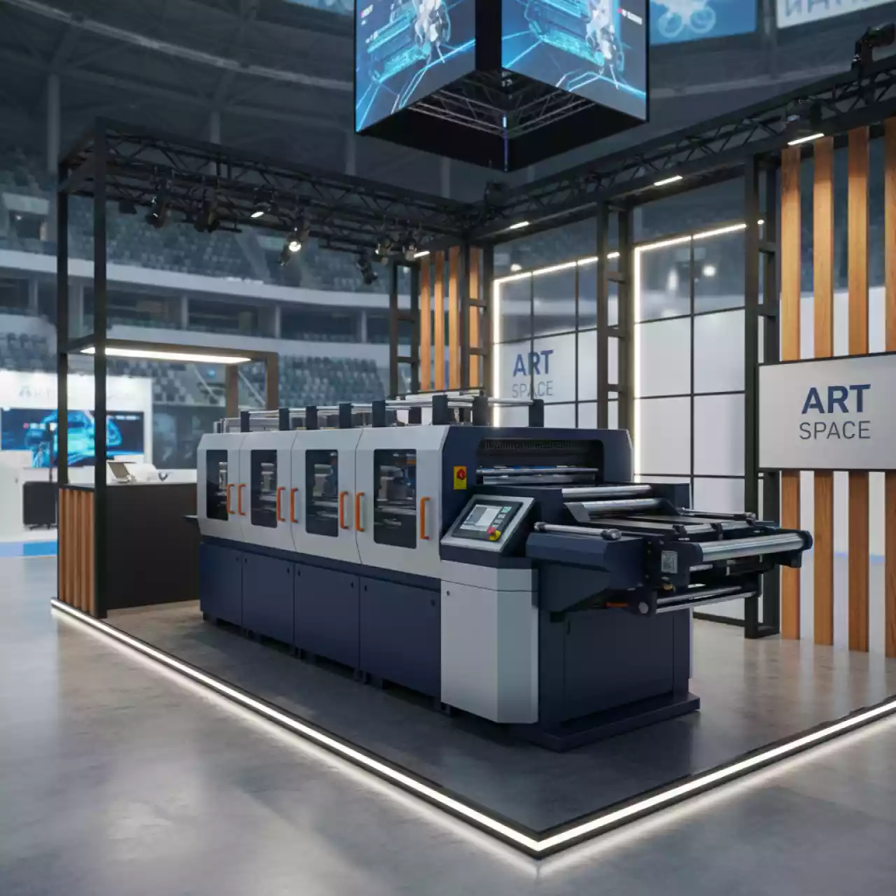 Аренда Печатная машина флексографическая Vektor RY320 6IRUV в ледовом дворце «Большой» — ART SPACE