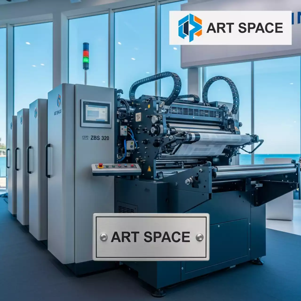 Аренда Печатная машина флексографическая Vektor ZBS 320 в пляжном комплексе VinoGrad — ART SPACE