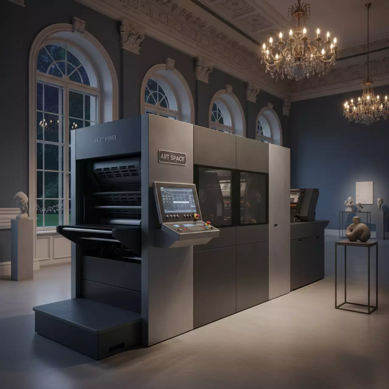 Аренда Печатная машина офсетная RMGT 1050ST в усадьбе Голицына — ART SPACE