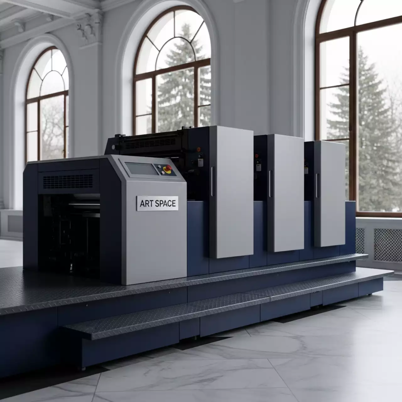 Аренда Печатная машина офсетная RMGT 520GE в парке «Ривьера» — ART SPACE