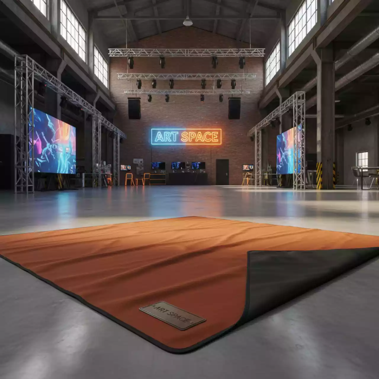 Аренда Плед для пикника Soft Dry темно оранжевый в комплексе «Дагомыс» — ART SPACE