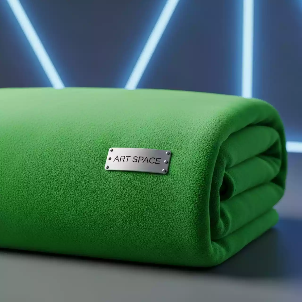 Аренда Плед флисовый Warm&Peace зеленый в Omega Sirius — ART SPACE