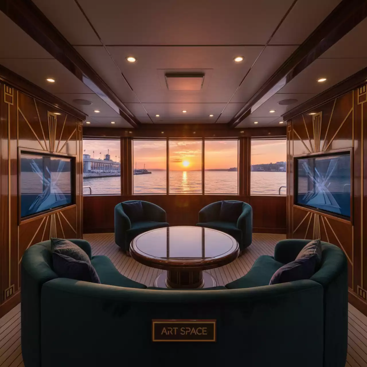 Аренда Площадки для мероприятий на VIP теплоходе (Морпорт Сочи) — ART SPACE