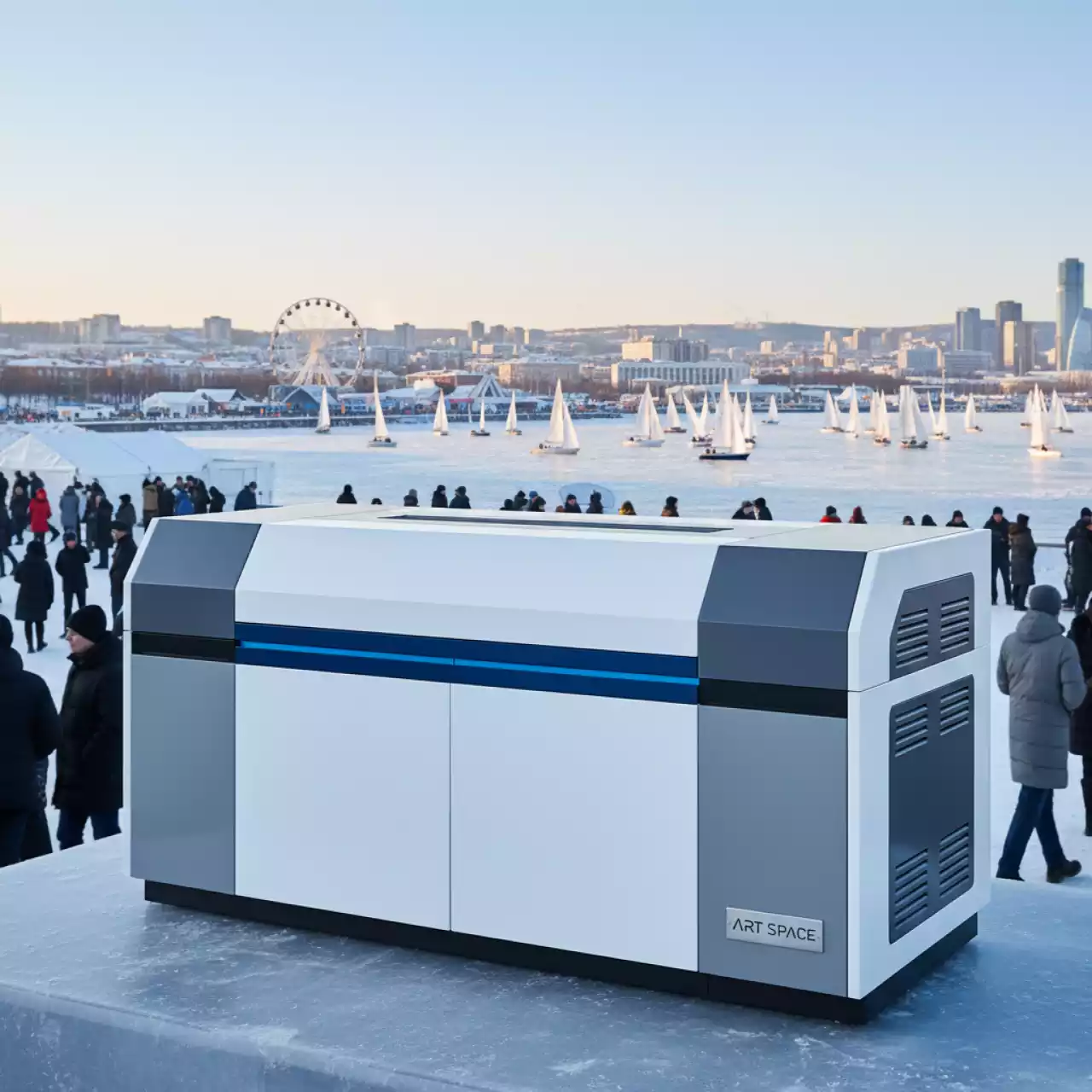 Аренда Плоттер латексный HP Latex 1500 K4T88A на парусной регате (Сочи) — ART SPACE