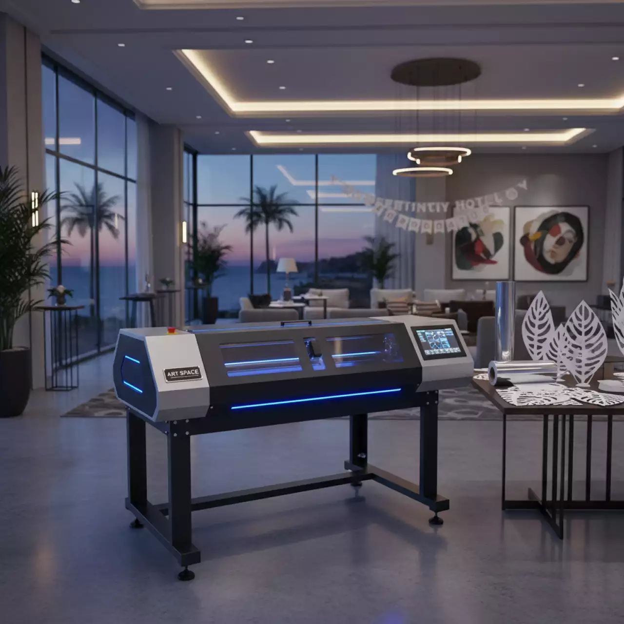 Аренда Плоттер режущий Vicsign VSX1200 HWX1200 в Imeretinskiy Hotel — ART SPACE
