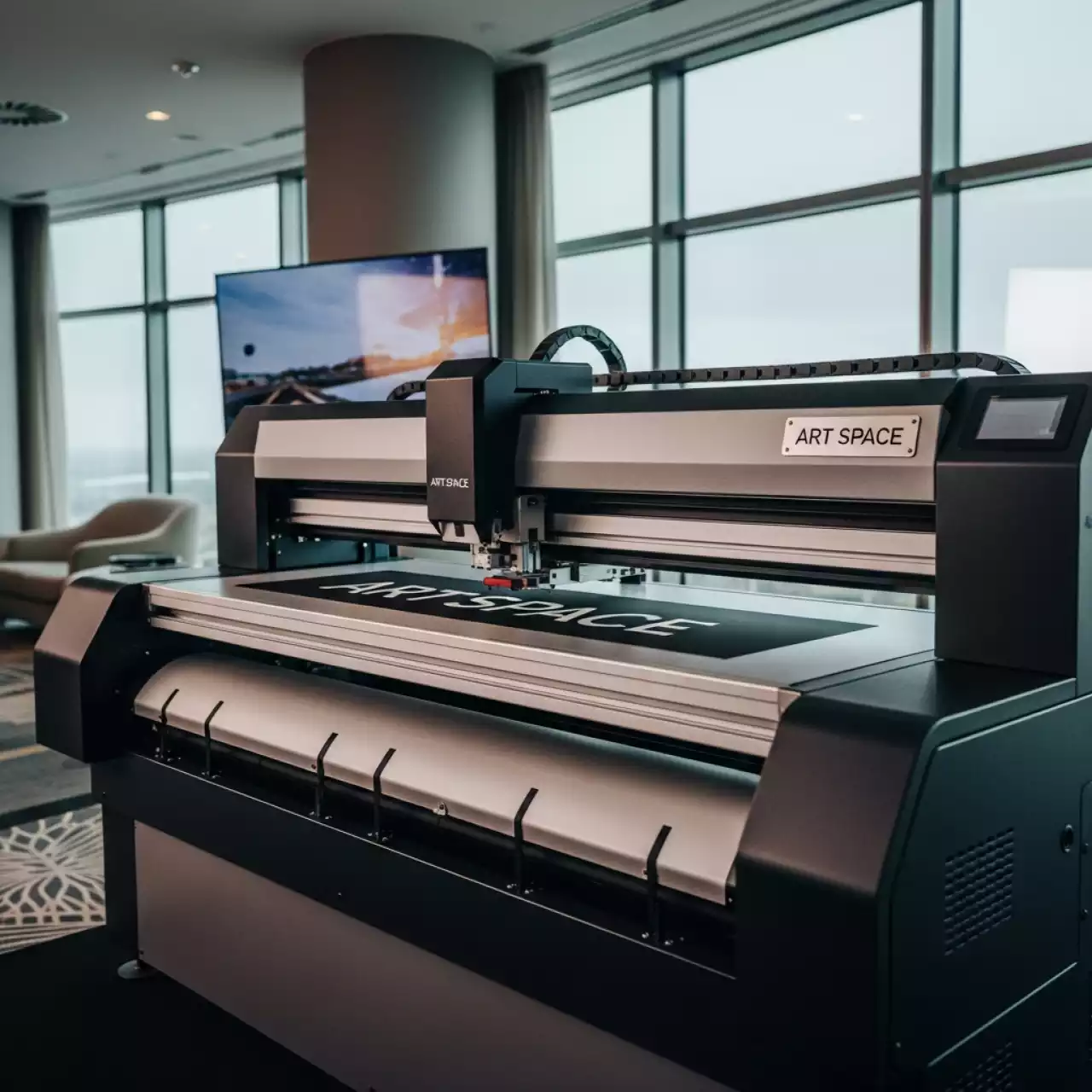 Аренда Плоттер УФ Mimaki JFX200 2513EX в Mövenpick Hotel — ART SPACE