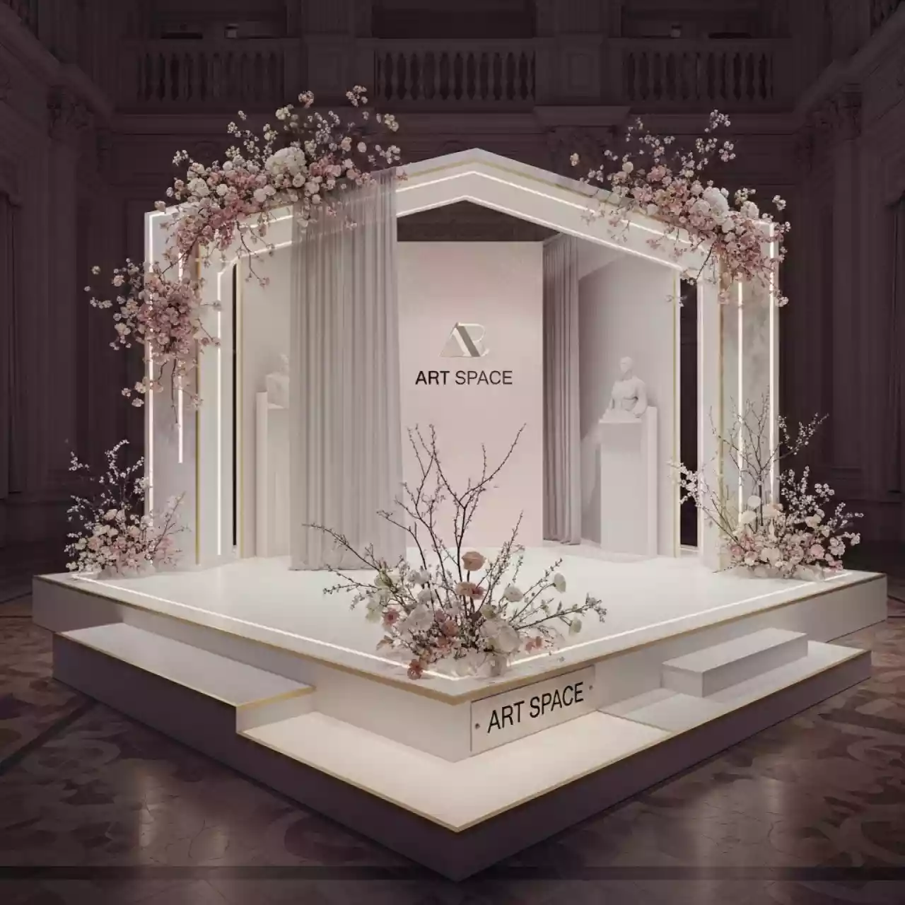 Аренда Подиум сценический 8х6 в ресторане «Sanremo» — ART SPACE