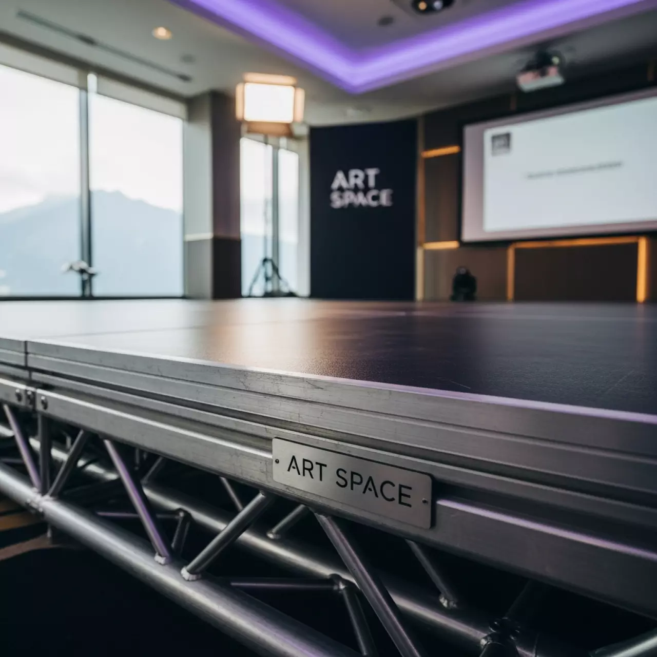 Аренда Подиум сценический PKC в Radisson Hotel Rosa Khutor — ART SPACE