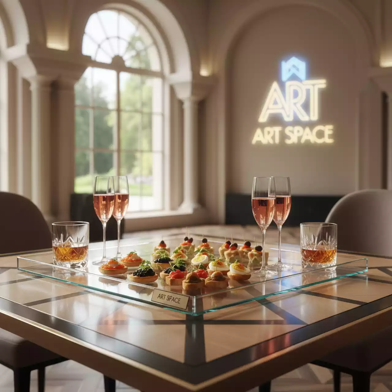 Аренда Поднос прямоугольный Zeiher 95х39 см прозрачное стекло в санатории «Октябрьский» — ART SPACE