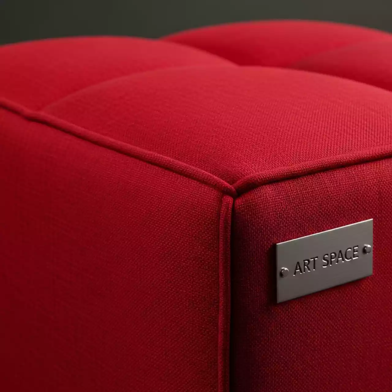 Аренда Подушка габардин красная 500х500 мм в ресторане «Паруса» — ART SPACE