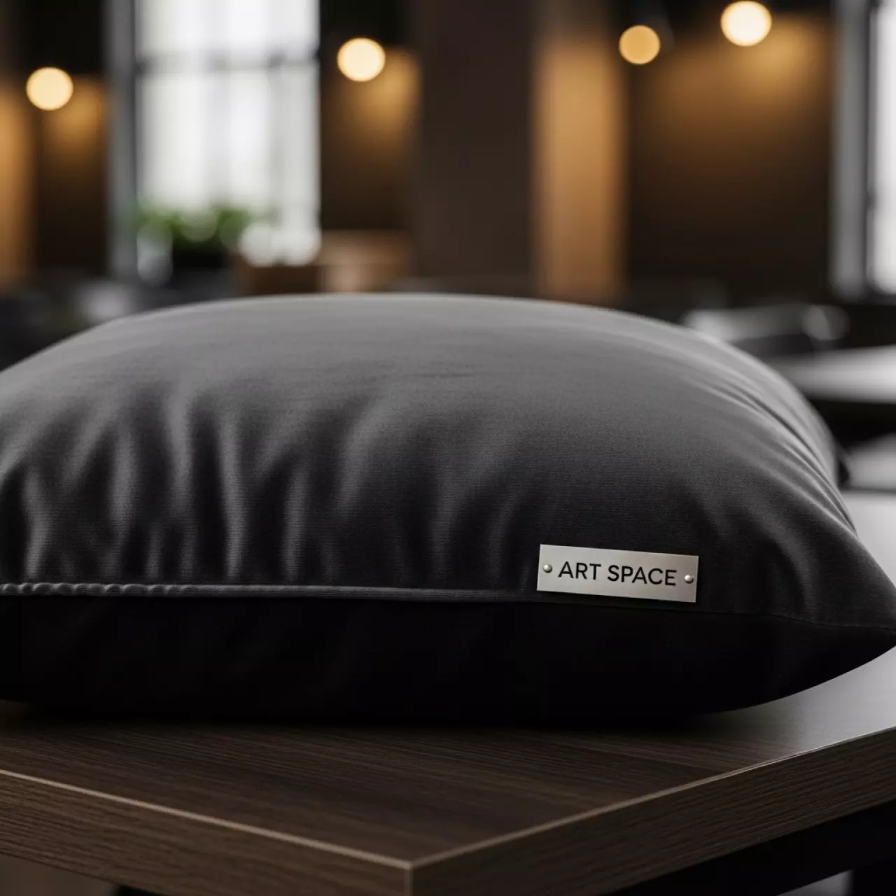 Аренда Подушки Кьявари графитовый бархат в ресторане «D.O.M» — ART SPACE