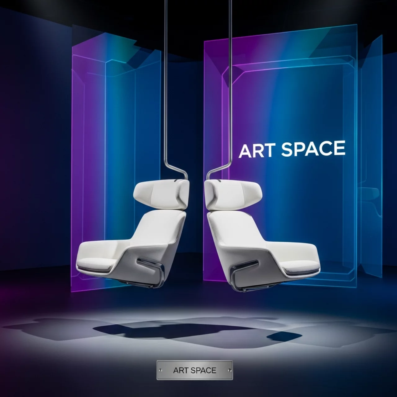 Аренда Подвесное кресло двухместное FRESCO GRANDE 2XL белое в комплексе «Дагомыс» — ART SPACE