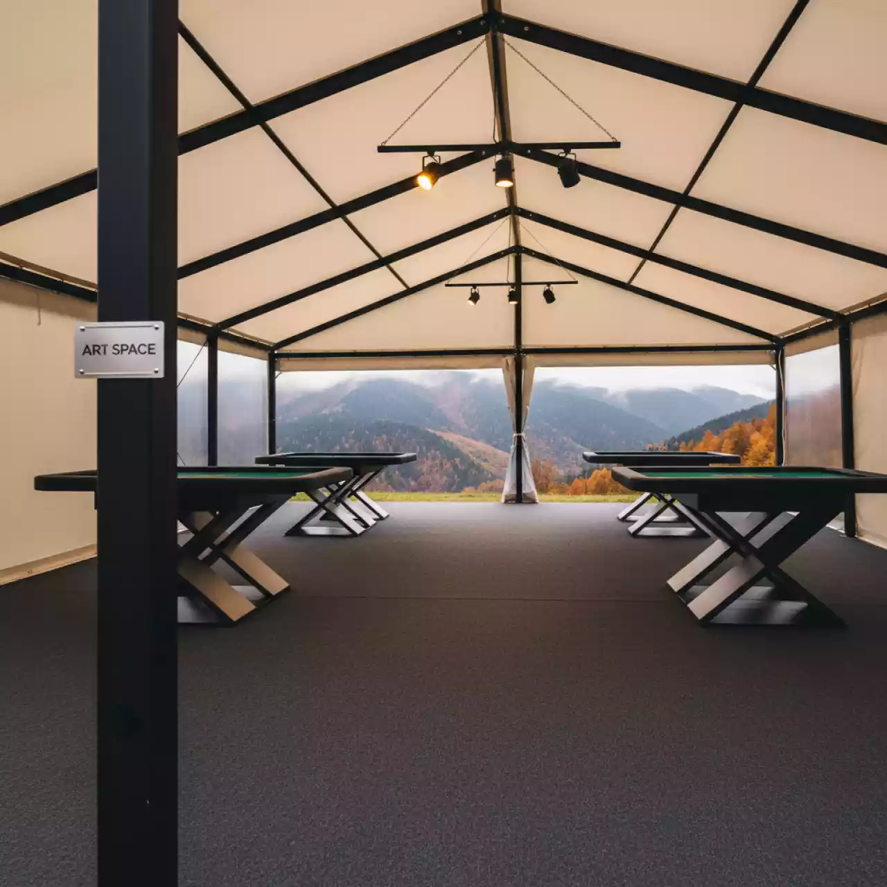 Аренда Пол для шатра 5х5 м с ковролином на курорте «Газпром» (Альпика) — ART SPACE