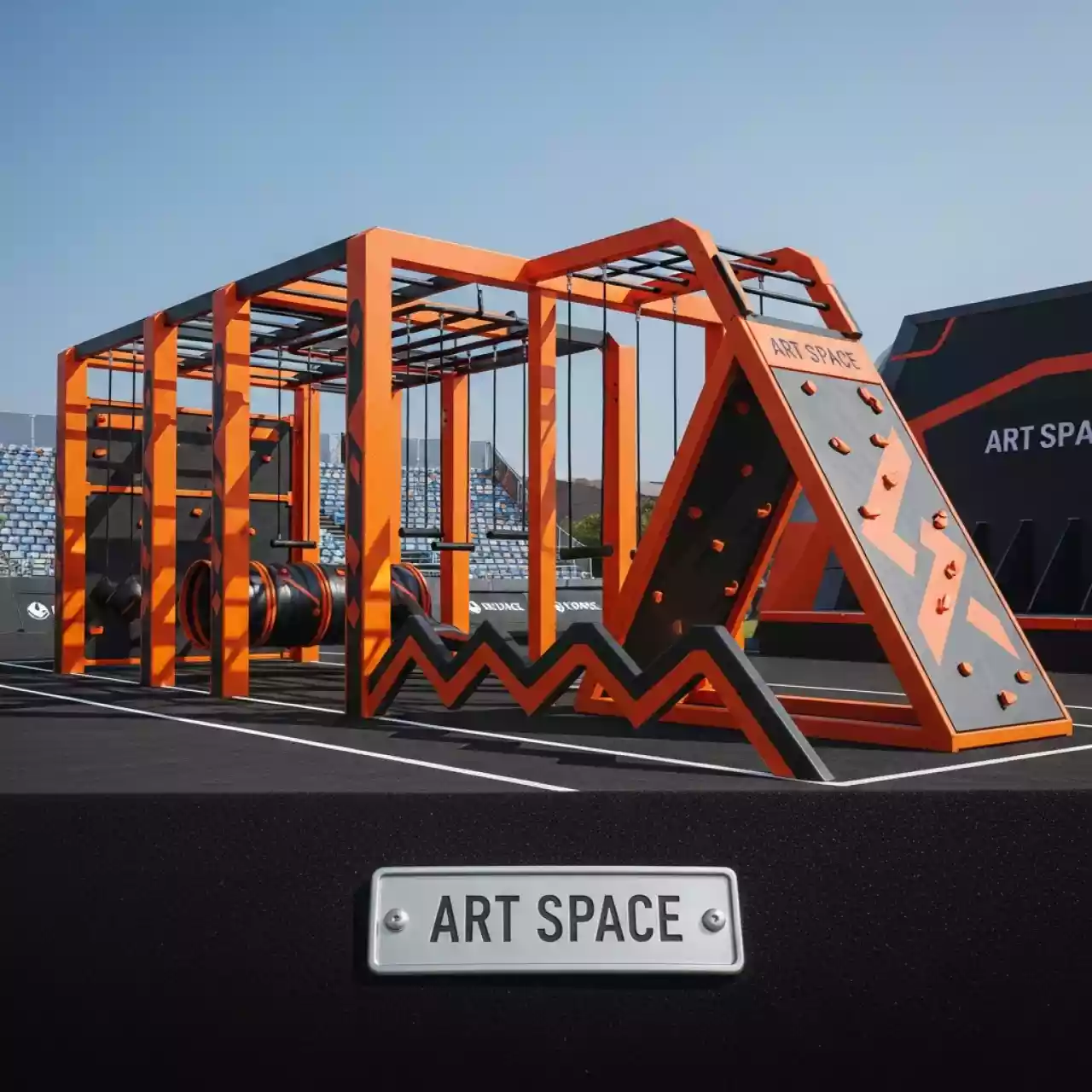 Аренда Полоса препятствий георгиевская лента в Delta Sirius — ART SPACE