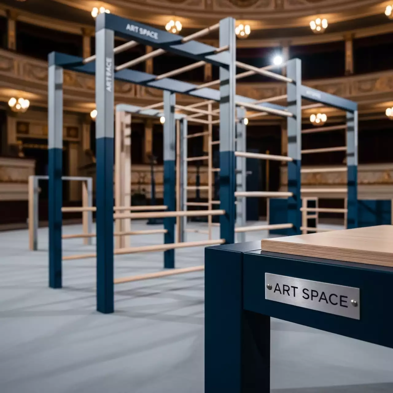 Аренда Полоса препятствий командная тропа в Зимнем театре — ART SPACE