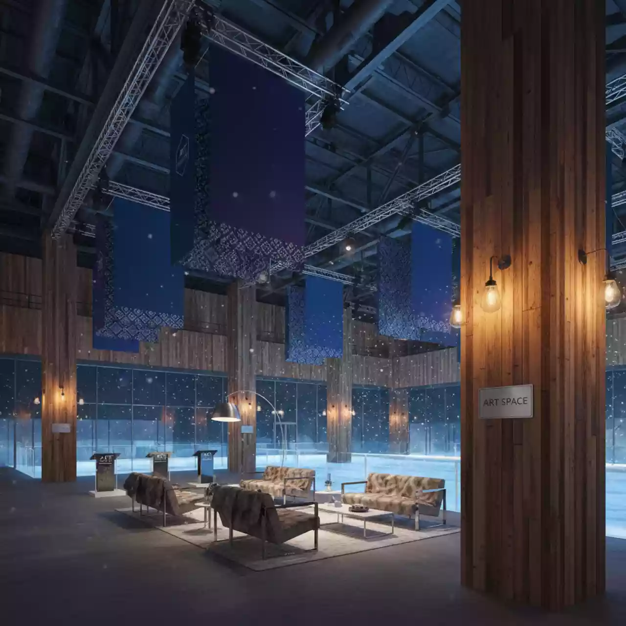 Аренда Праздник славянский загородный в ледовом дворце «Роза Хутор» — ART SPACE