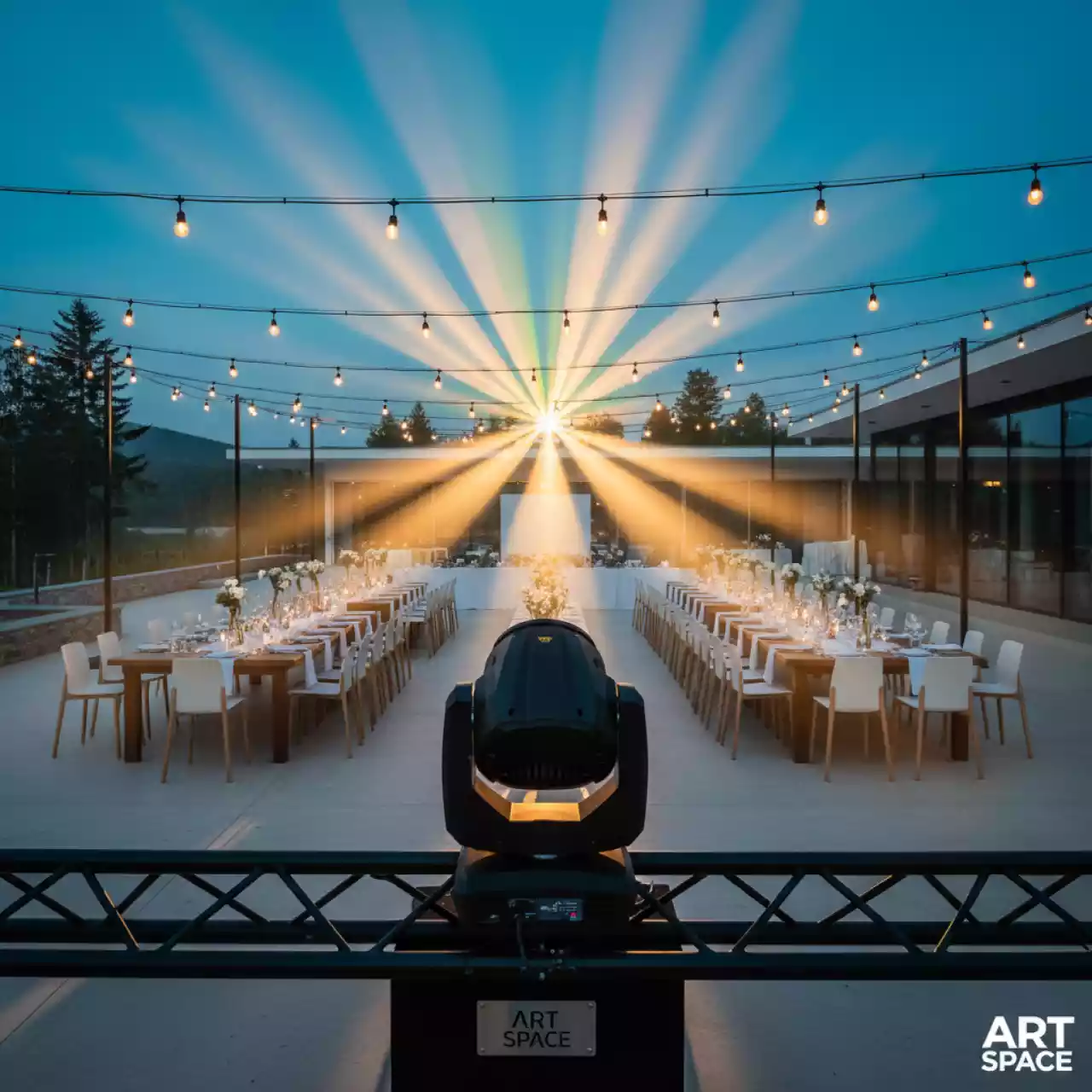 Аренда Прибор вращающийся лучевой Beam 230 R7 в Bridge Resort — ART SPACE