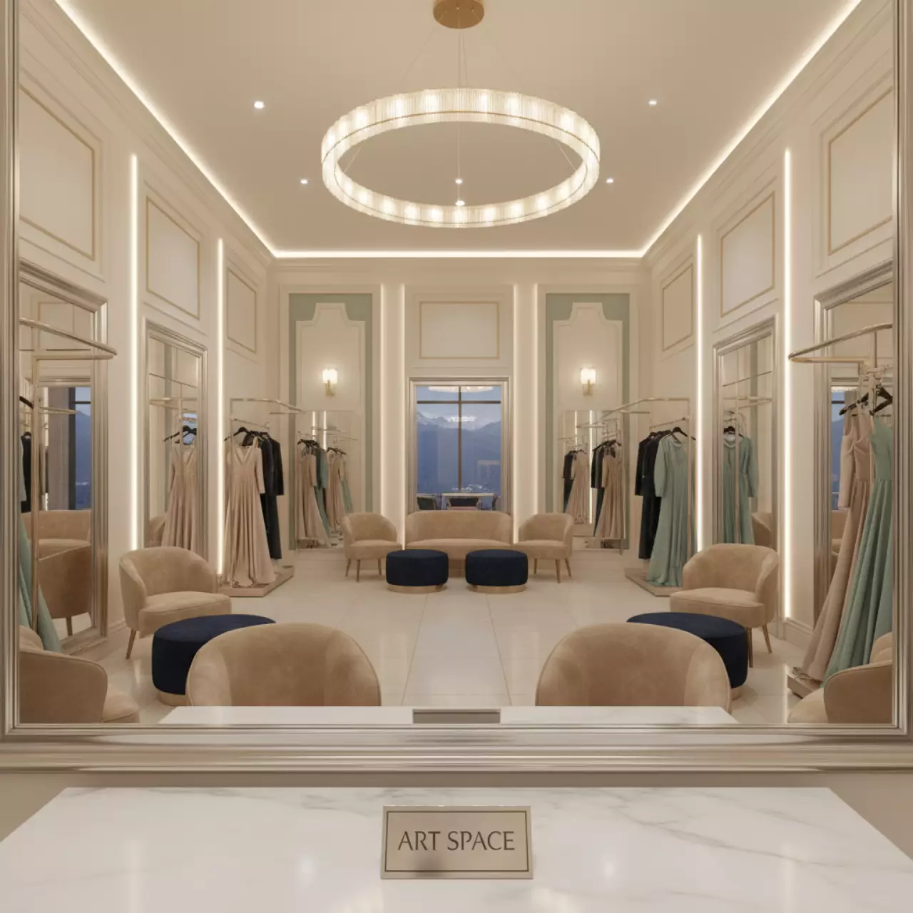 Аренда Примерочная кабина 1 секция в Rixos Krasnaya Polyana — ART SPACE