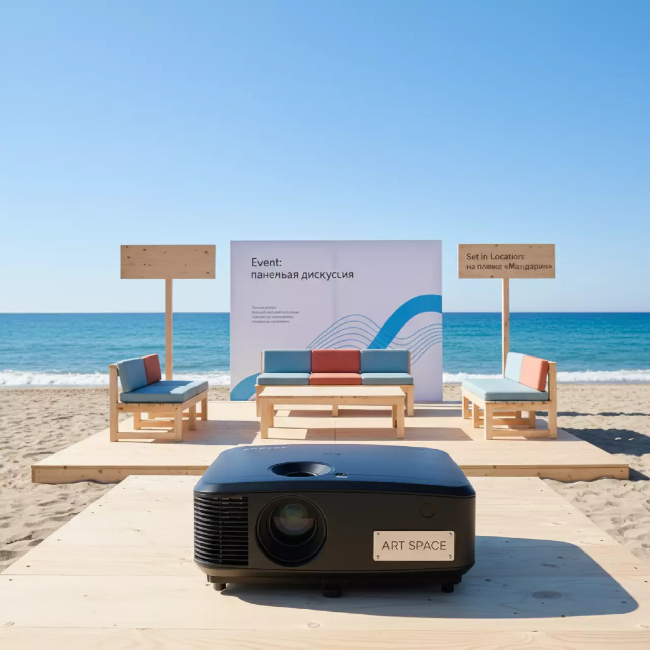 Аренда Проектор инсталляционный Barco QDX 4K45 на пляже «Мандарин» — ART SPACE