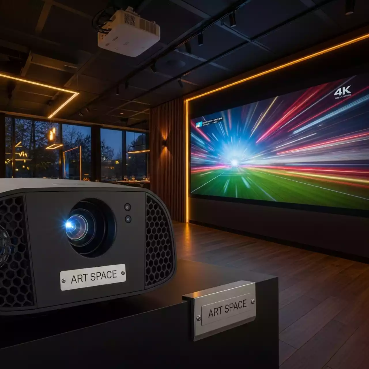 Аренда Проектор мультимедийный Christie Crimson D4K40 RGB в ресторане «D.O.M» — ART SPACE