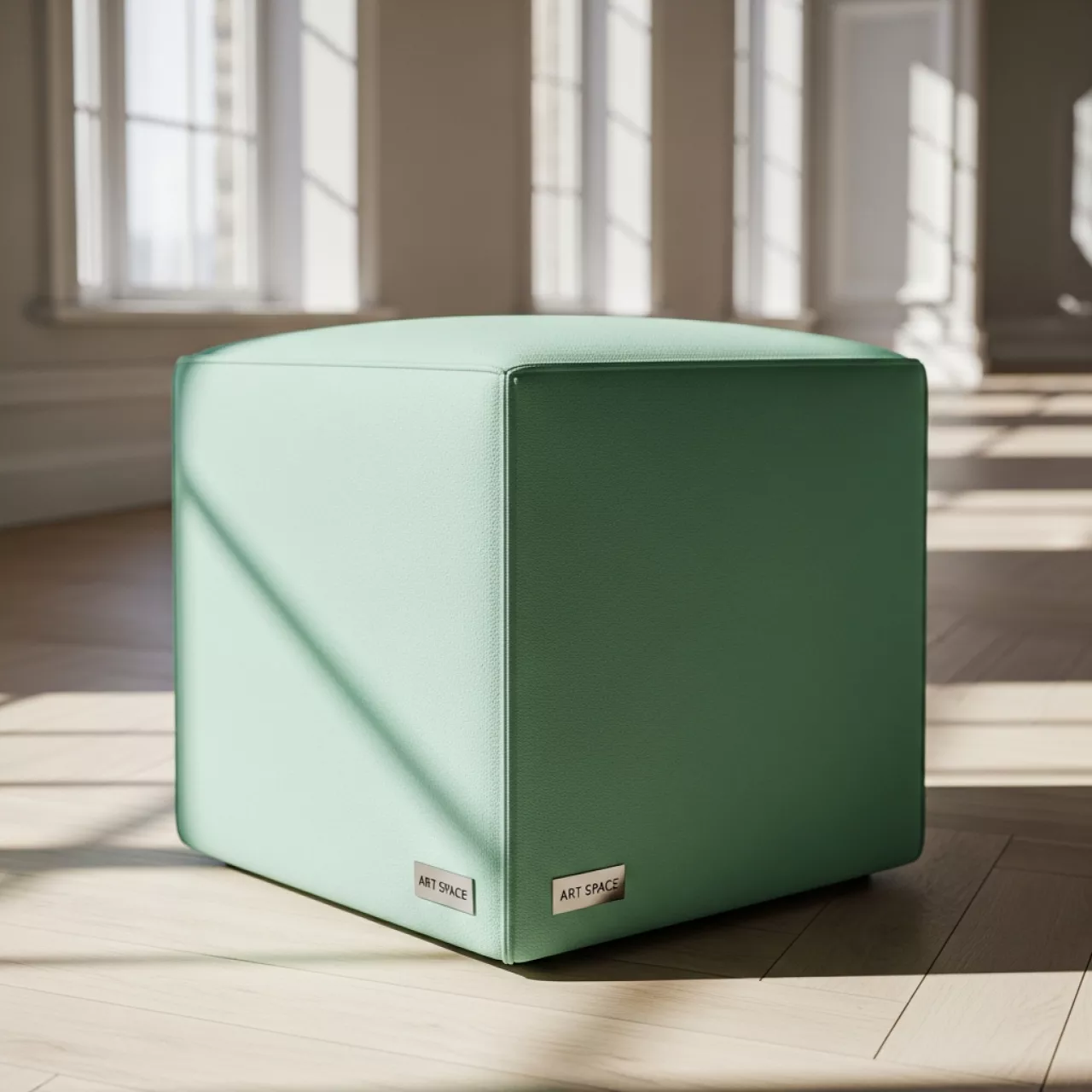 Аренда Пуф mint green cube Shape