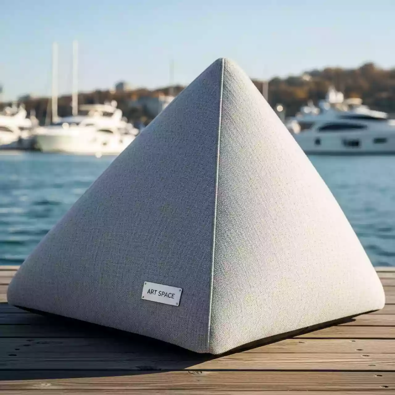Аренда Пуф shape light gray triangle на парусной регате (Сочи)
