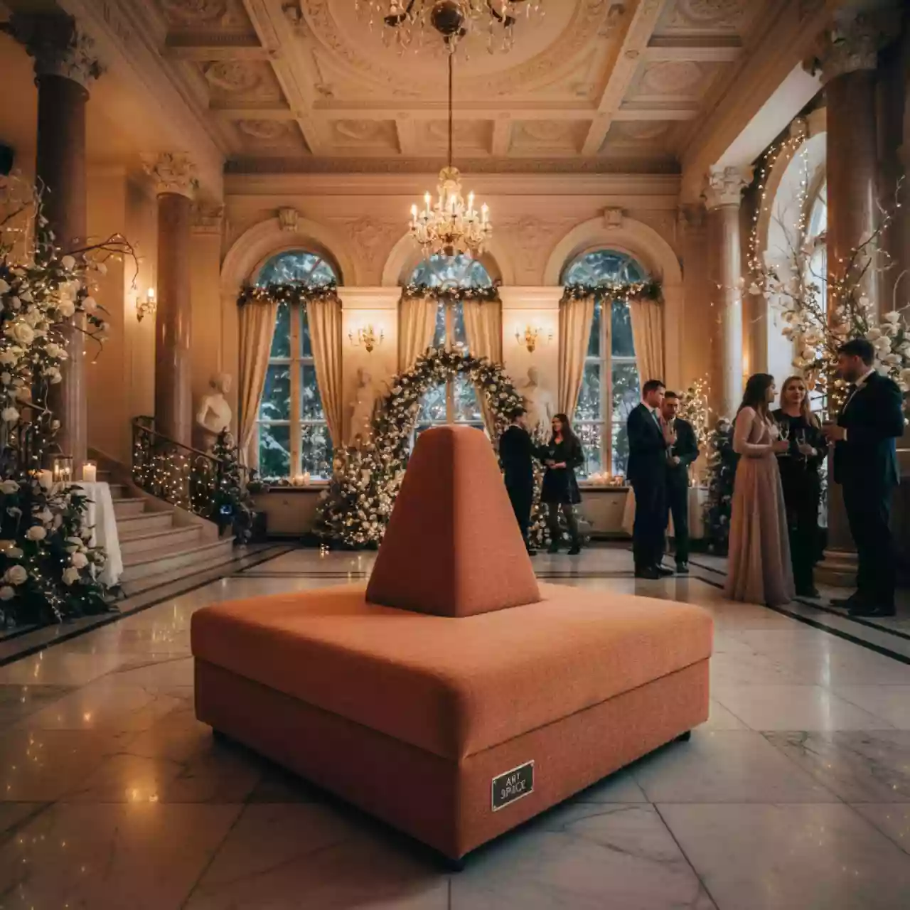 Аренда Пуф shape terracotta triangle