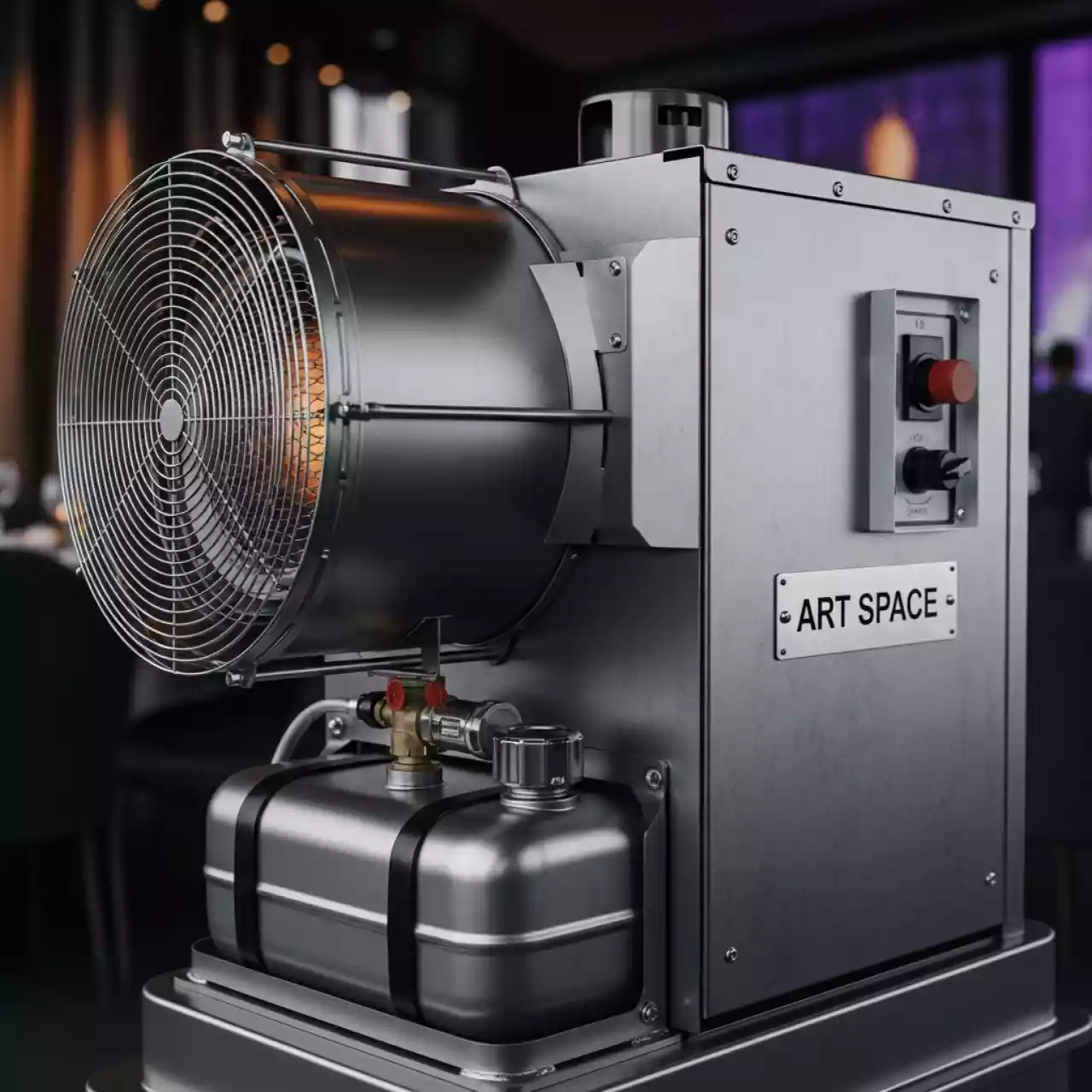 Аренда Пушка дизельная Master 80 кВт в ресторане «Магеллан» — ART SPACE