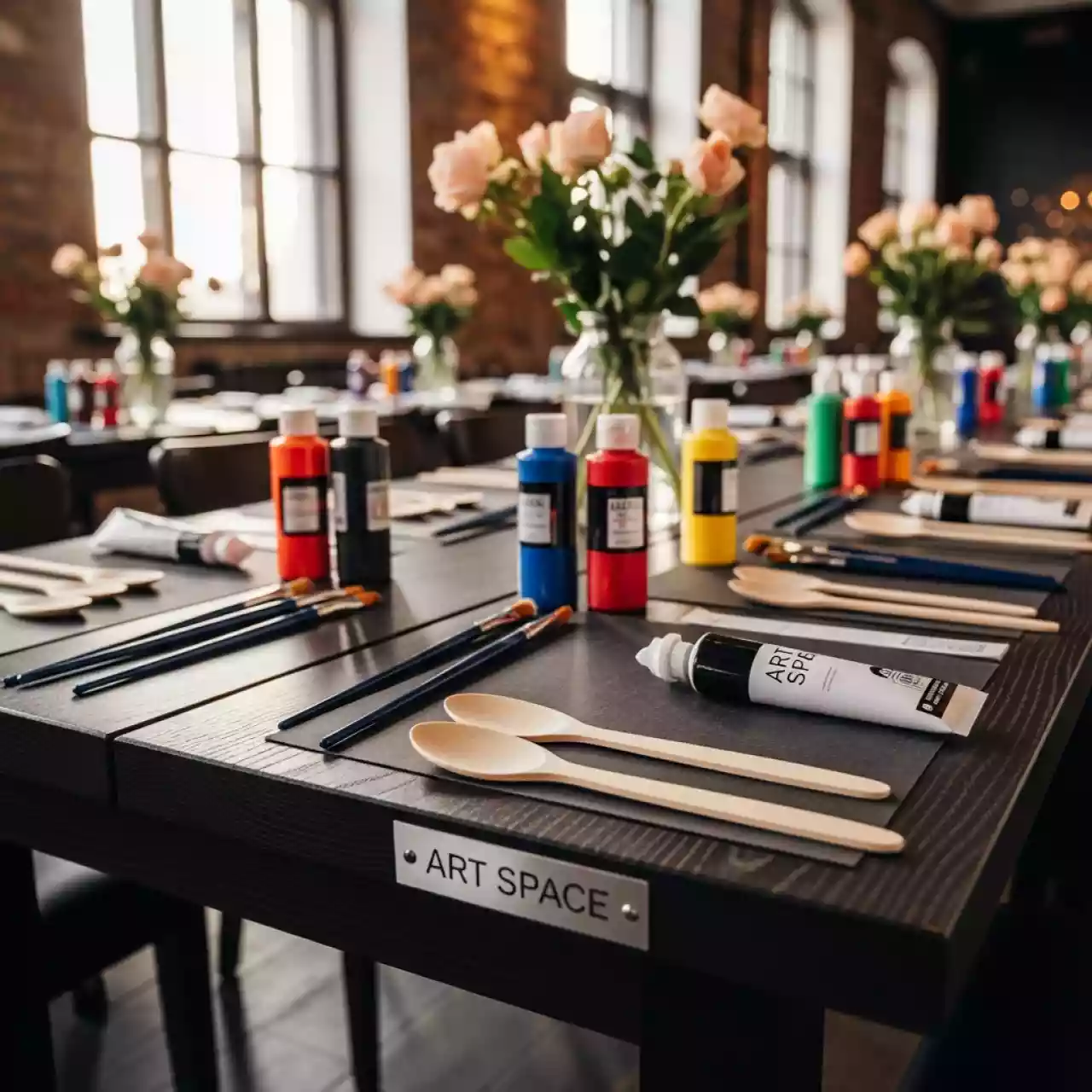 Аренда Расписные деревянные ложки мастер класс в Зимнем театре — ART SPACE