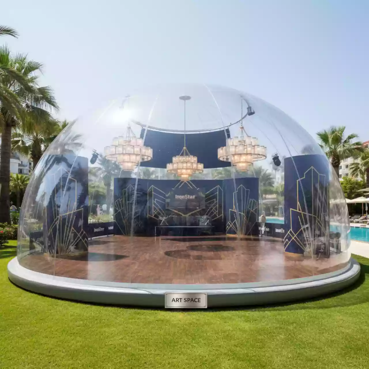 Аренда Реконструкция воздухоопорного сооружения в отеле «Звездный» — ART SPACE