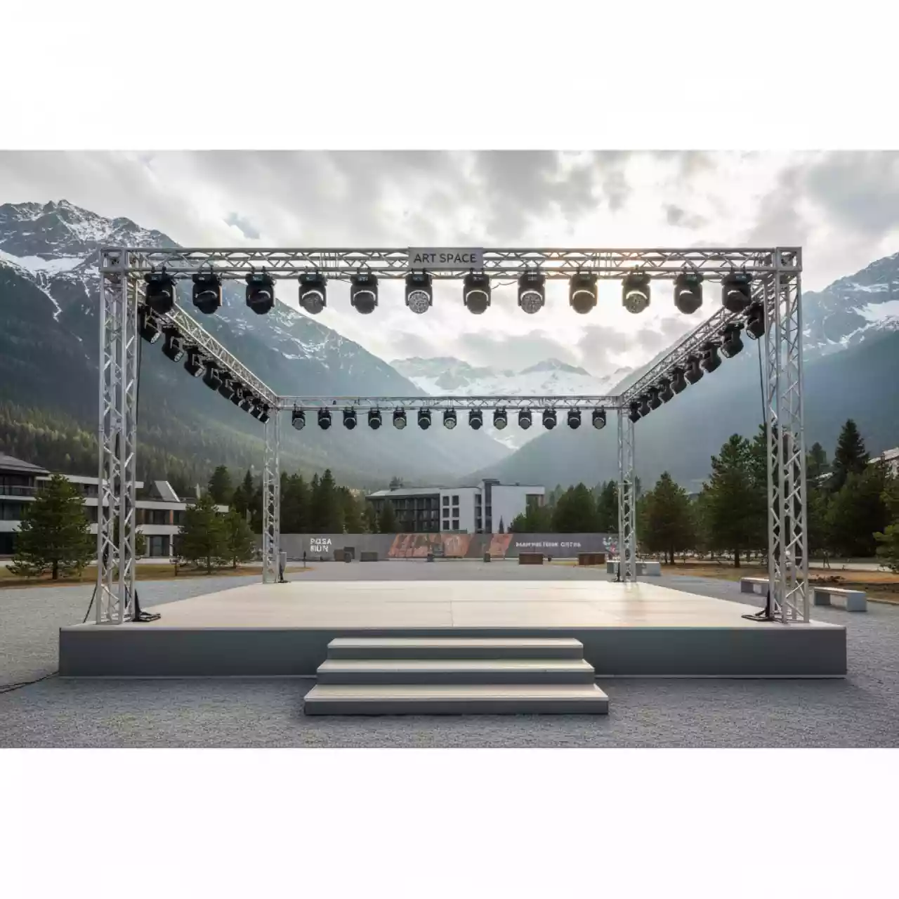 Аренда Решения сценические и комплексы в Маринс Парк Отеле — ART SPACE