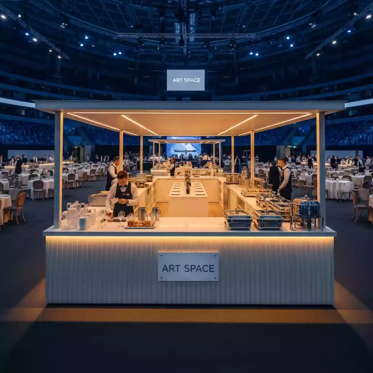 Аренда Ресторан мобильный в ледовом дворце «Большой» — ART SPACE