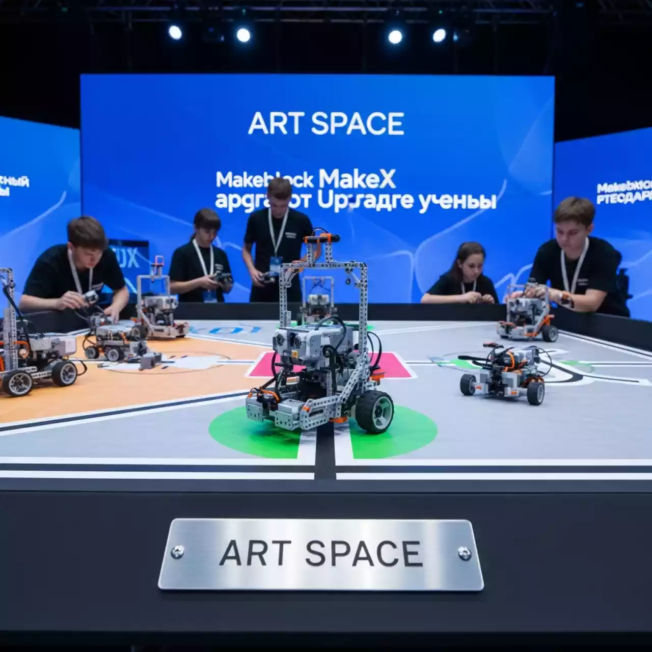 Аренда Ресурсное соревновательное поле Makeblock MakeX Challenge arena upgrade kit Energy innovator в Зимнем театре — ART SPACE