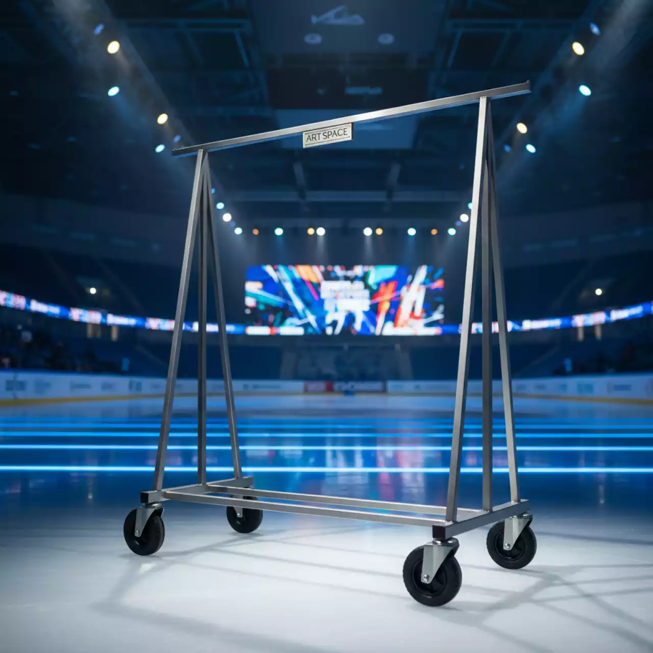 Аренда Рейла для одежды в Ледовом дворце «Айсберг» — ART SPACE