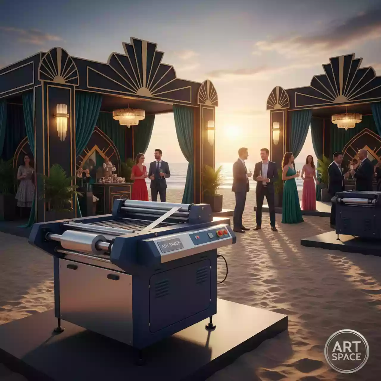 Аренда Рулонный ламинатор Guangming SFML 520B на пляже «Мандарин» — ART SPACE