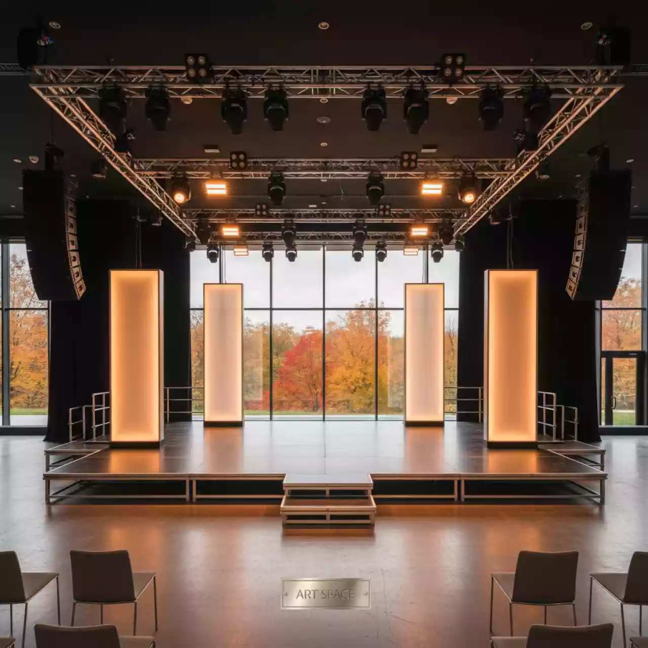 Аренда Сцена 14х10 с порталами в Sport Inn Hotel & Wellness — ART SPACE