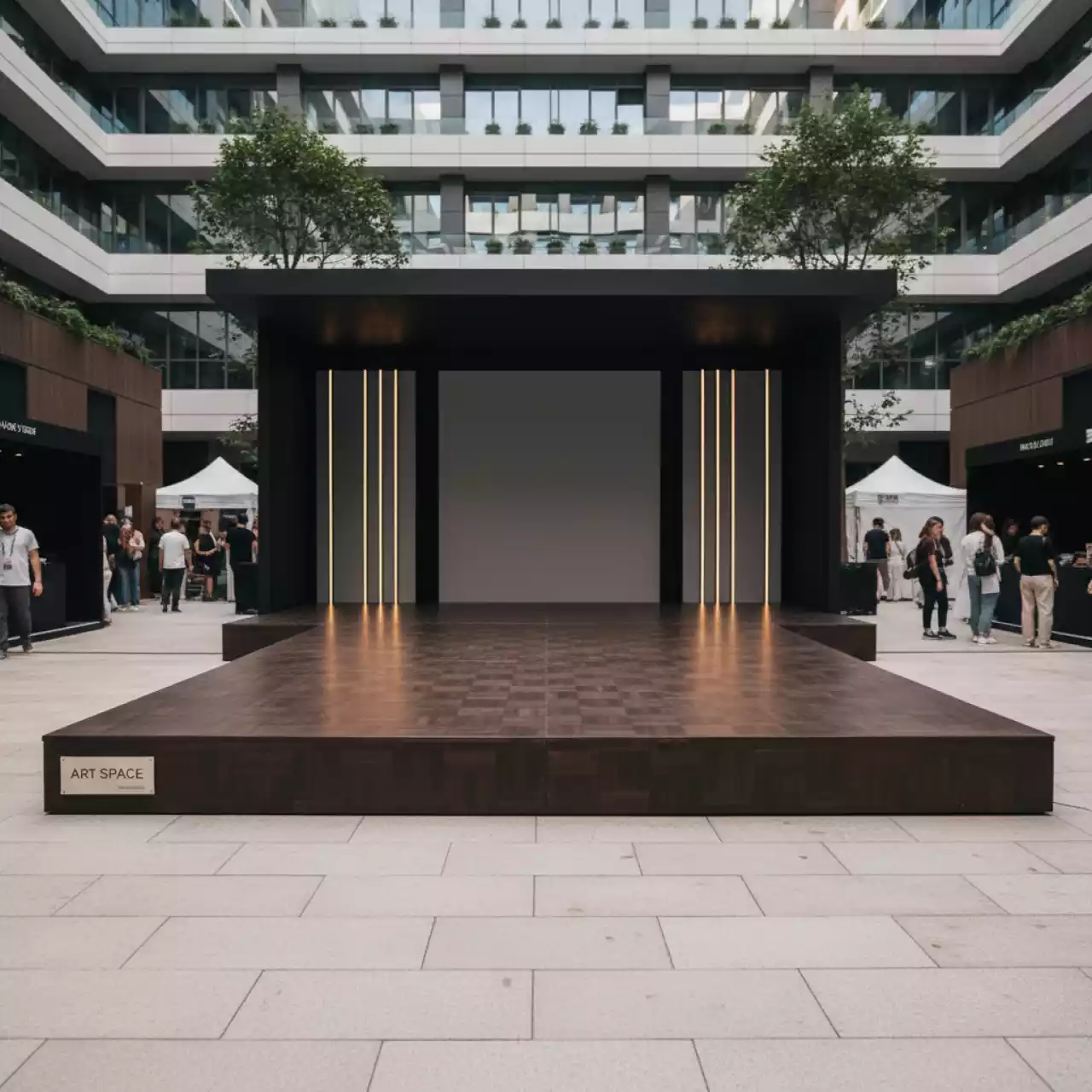 Аренда Сцена 4х3 в Courtyard by Marriott Sochi — ART SPACE