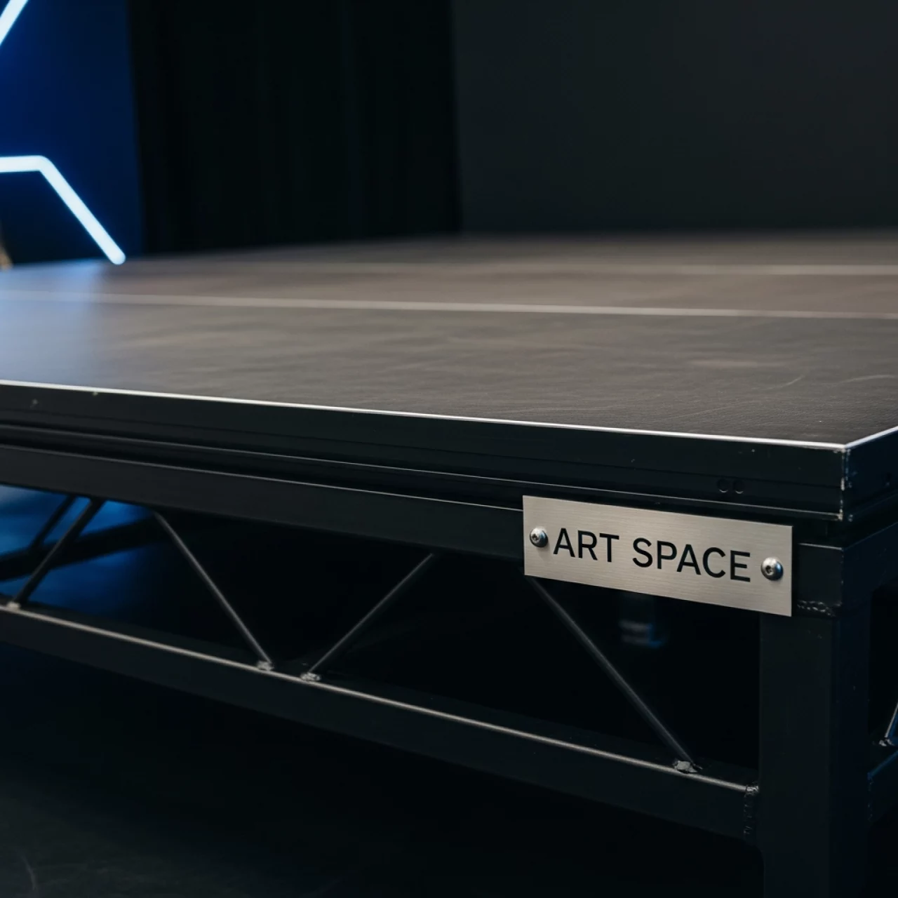 Аренда Сцена односкатная 12х10 черная в санатории «Октябрьский» — ART SPACE