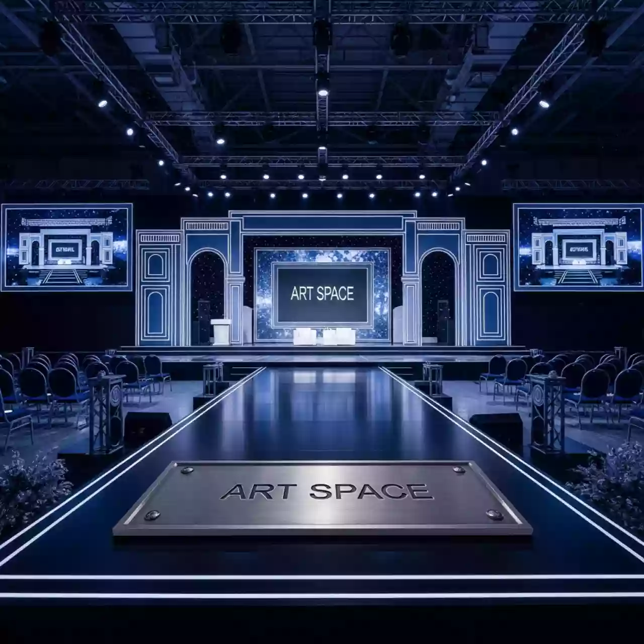 Аренда Сцена разборная для выступлений 12х10 в Ледовом дворце «Айсберг» — ART SPACE
