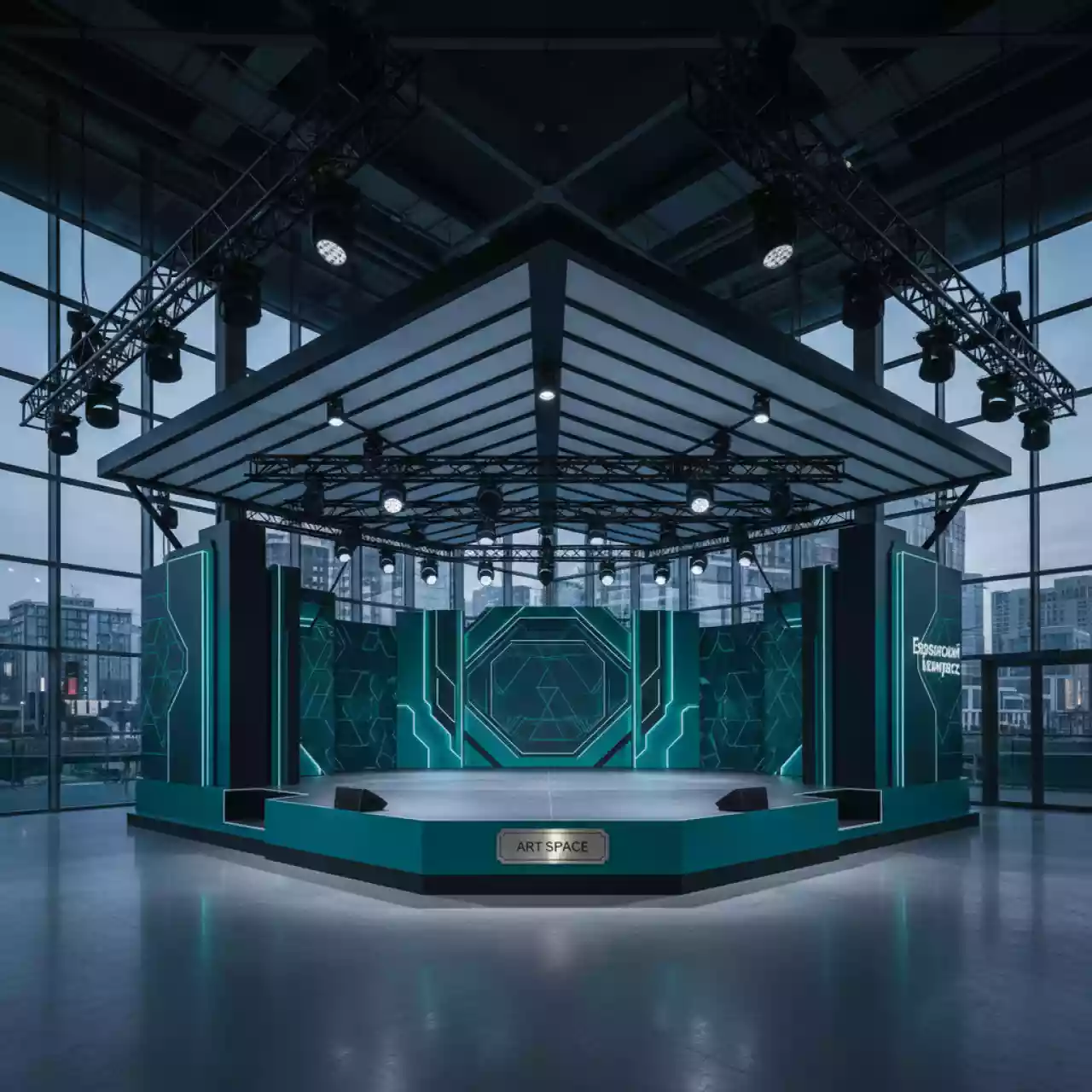 Аренда Сцены с крышей 6х4 м в Omega Sirius — ART SPACE